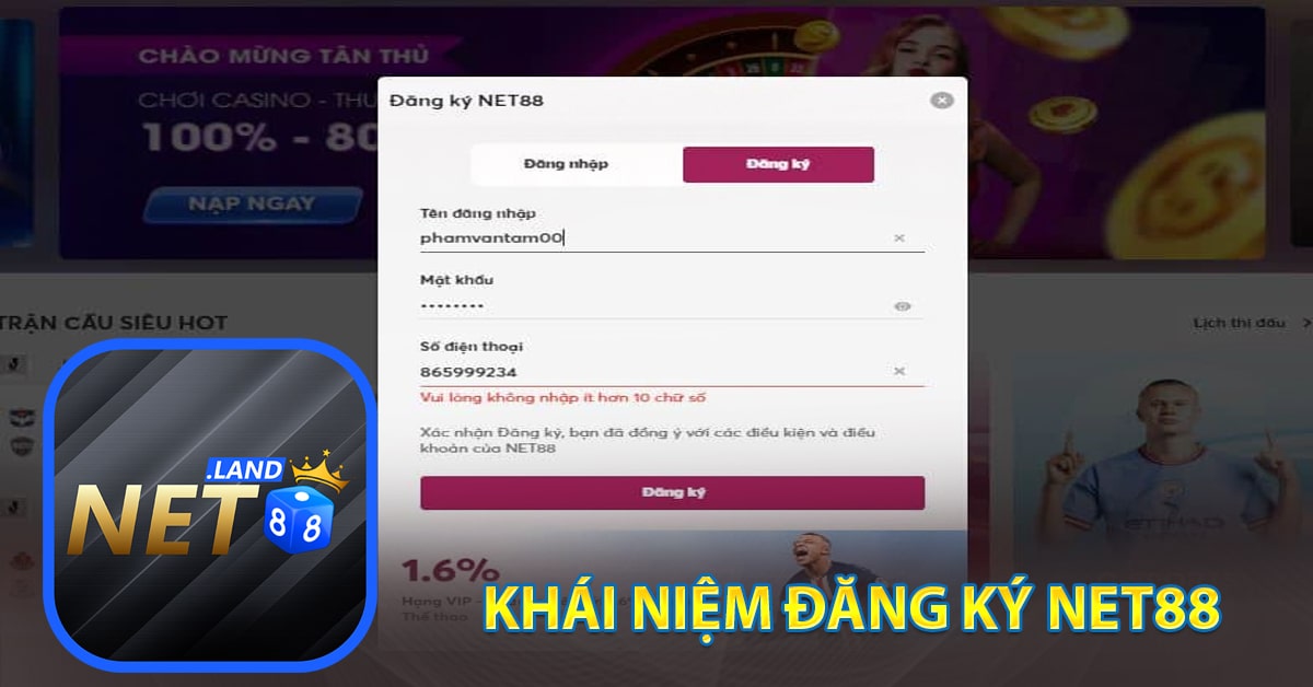 Khái niệm đăng ký Net88