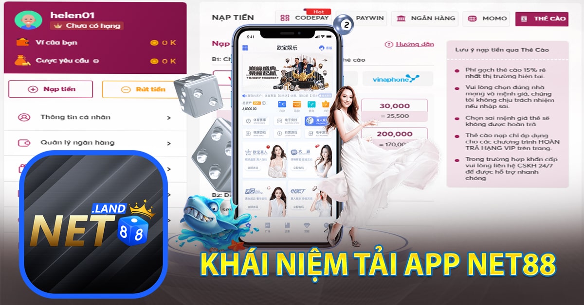 Khái niệm tải app Net88
